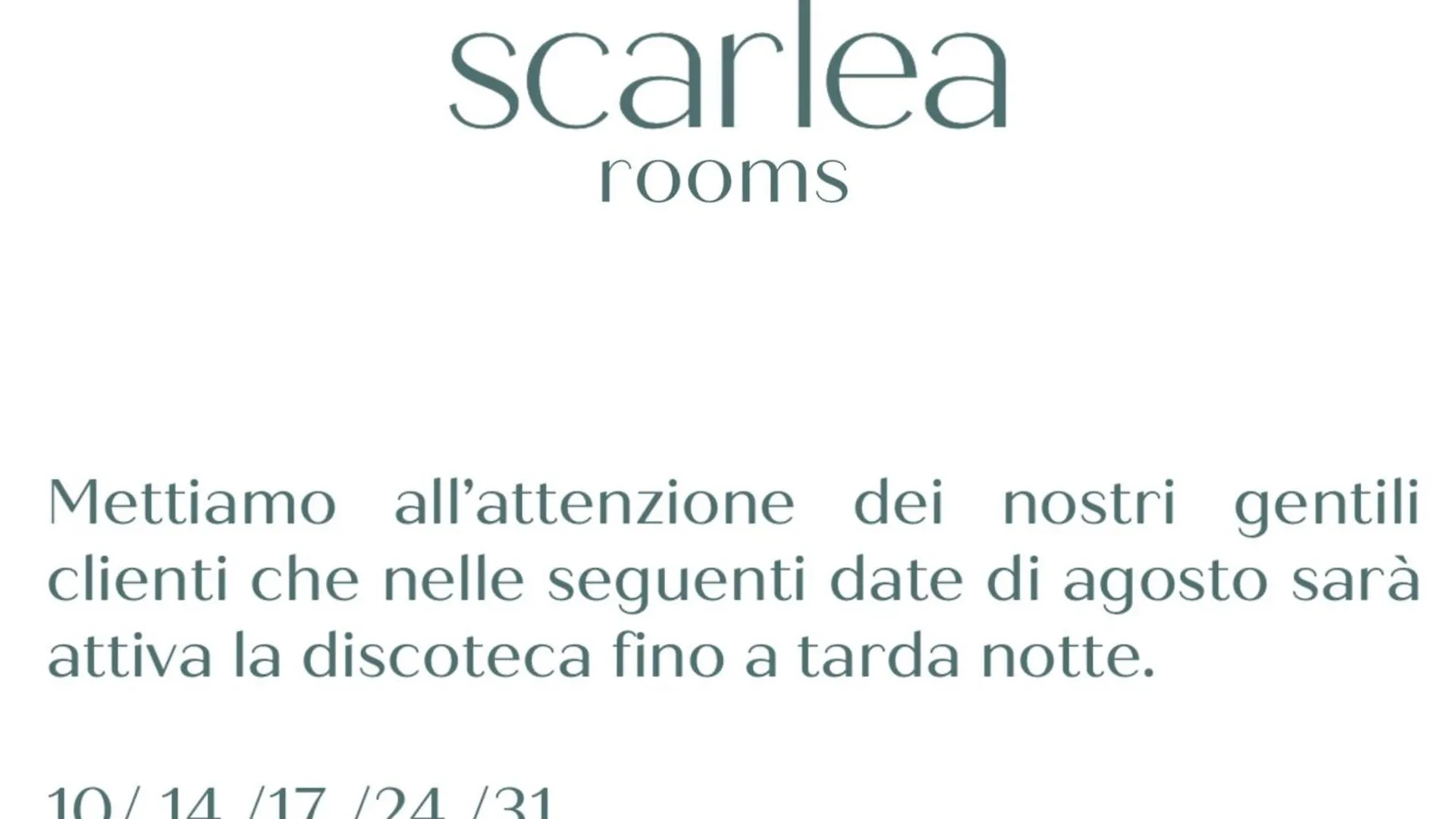 Scarlea Rooms Cecina